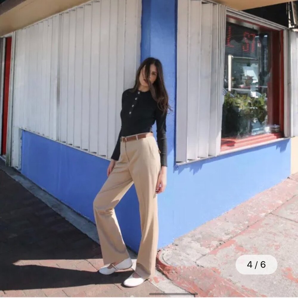 NWT -  Zara stright fit pants - size S